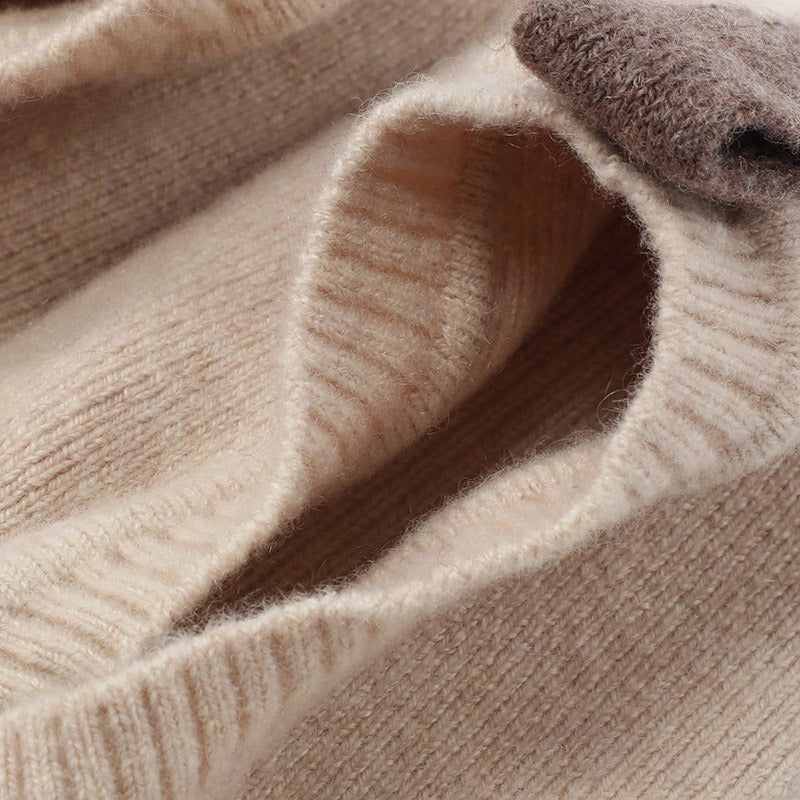 Cashmere slippers with a soft cushioned sole