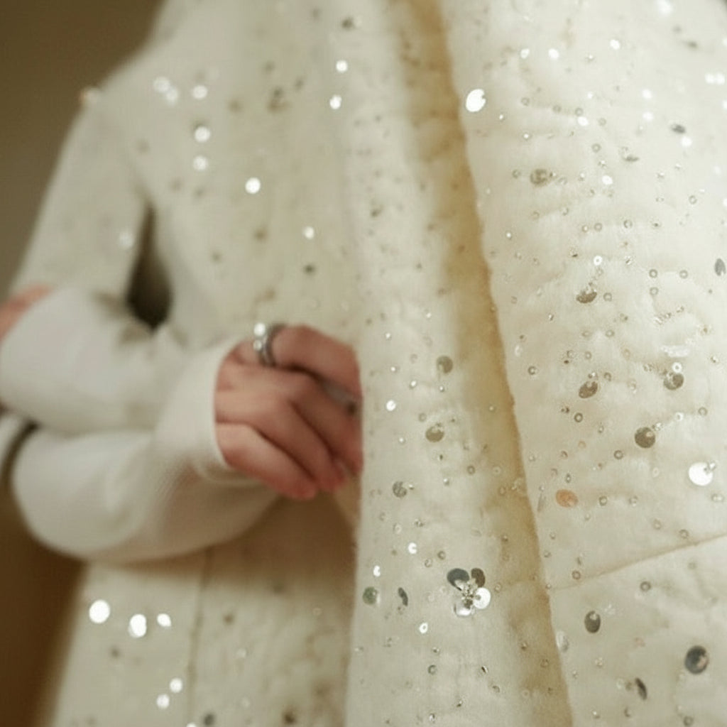 Palais Embroidered Wool Coat & Skirt Separates
