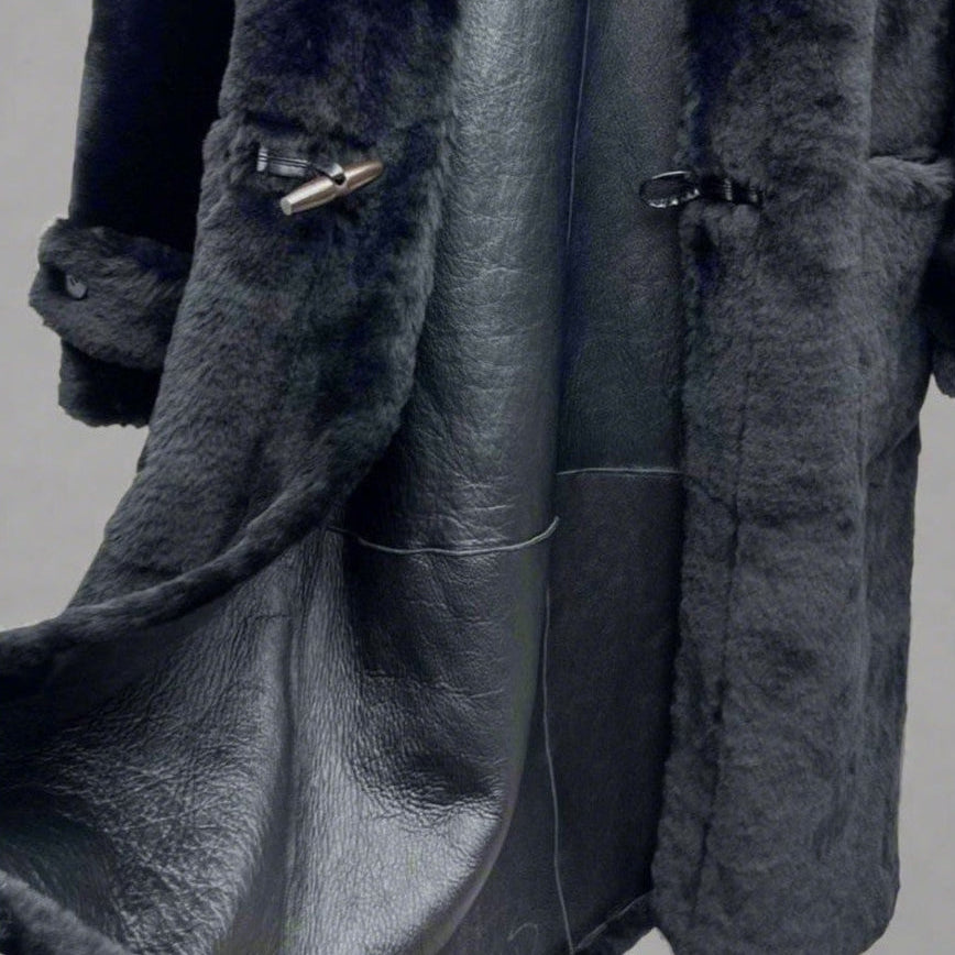 shearling coat womens