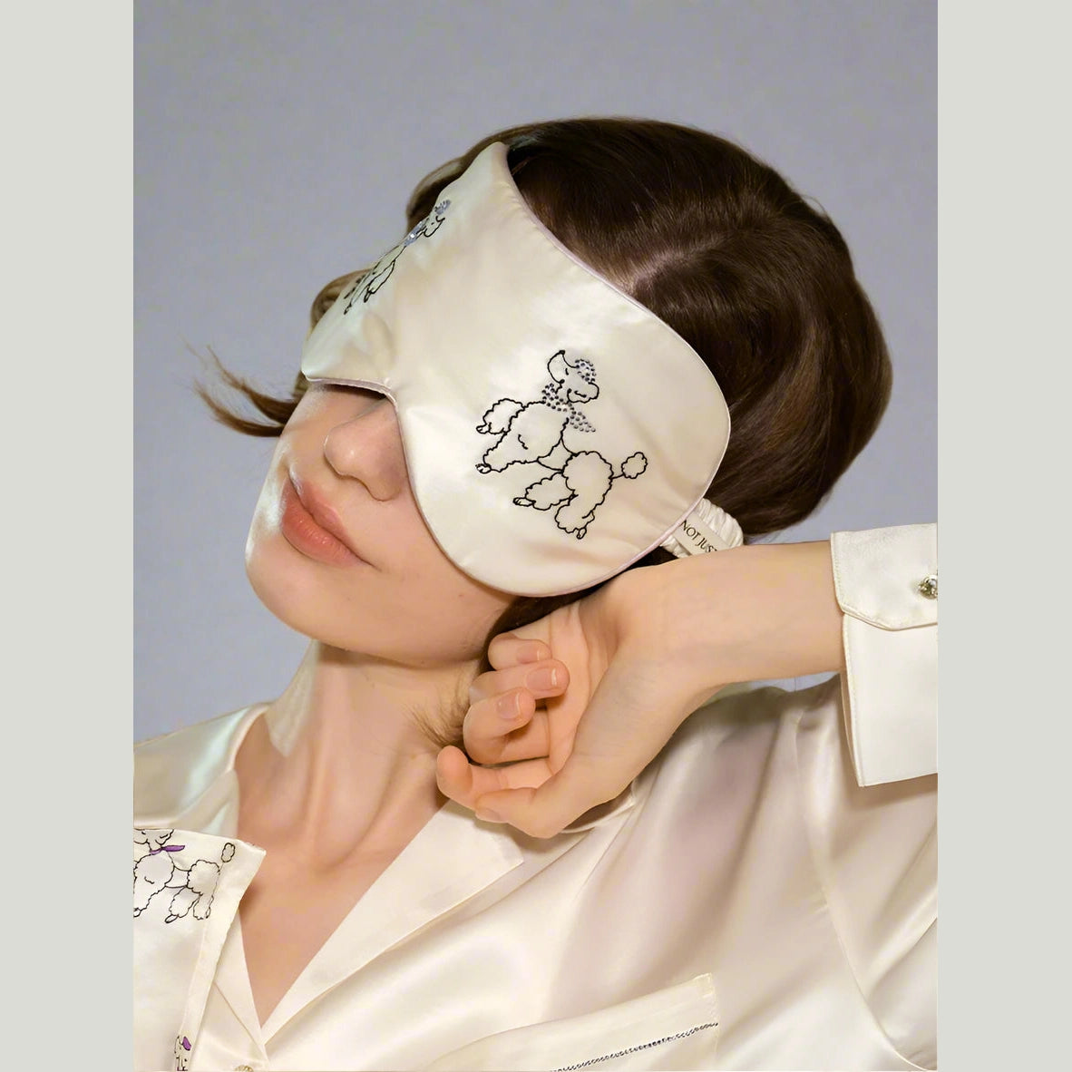silk eye mask and pillowcase