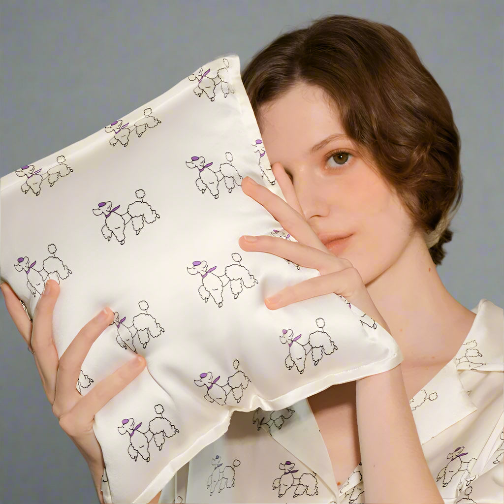 silk eye mask and pillowcase