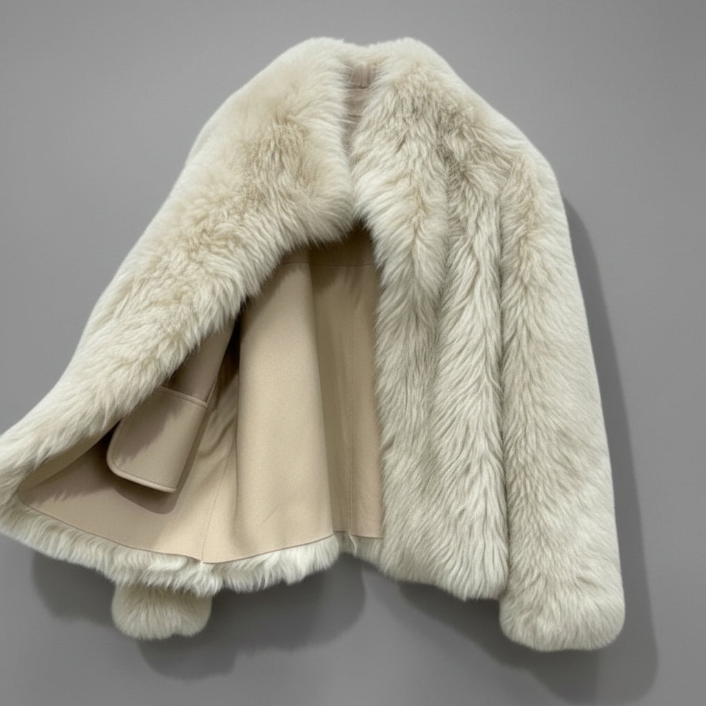 The White Shearling Jacket