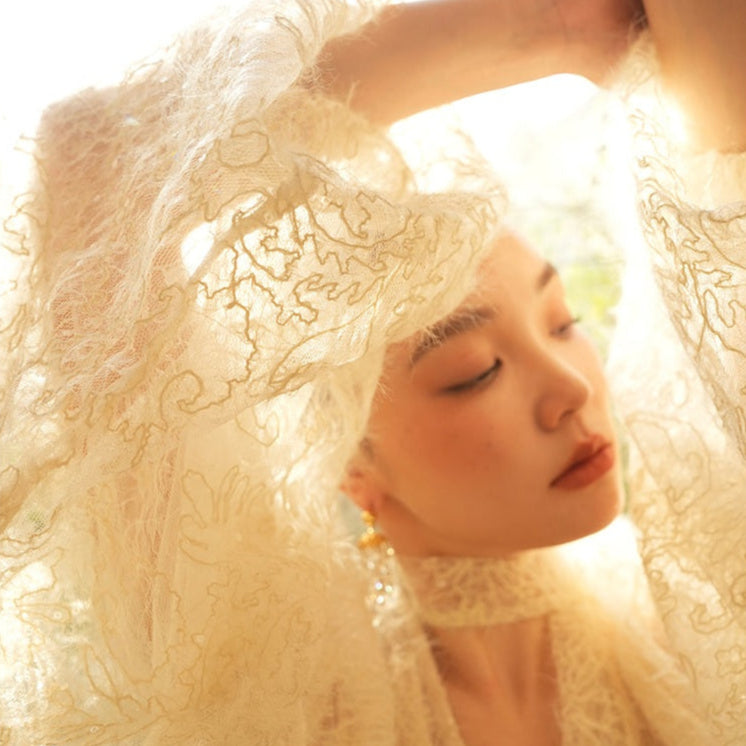 white rehearsal dinner dress