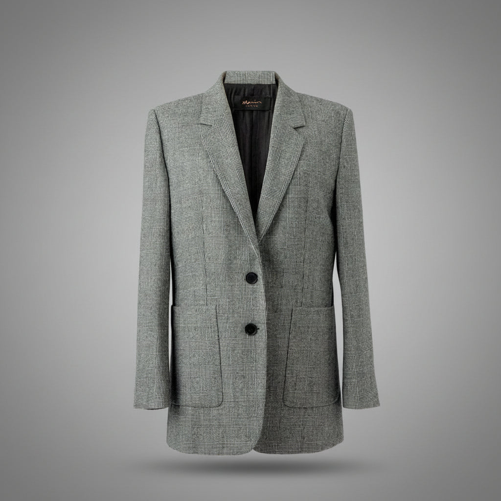 women's grey suit set