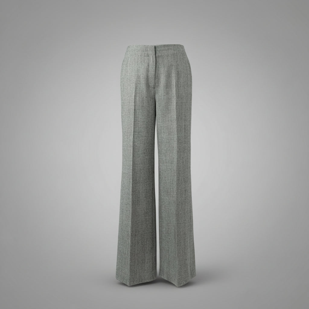 women's grey suit set slacks