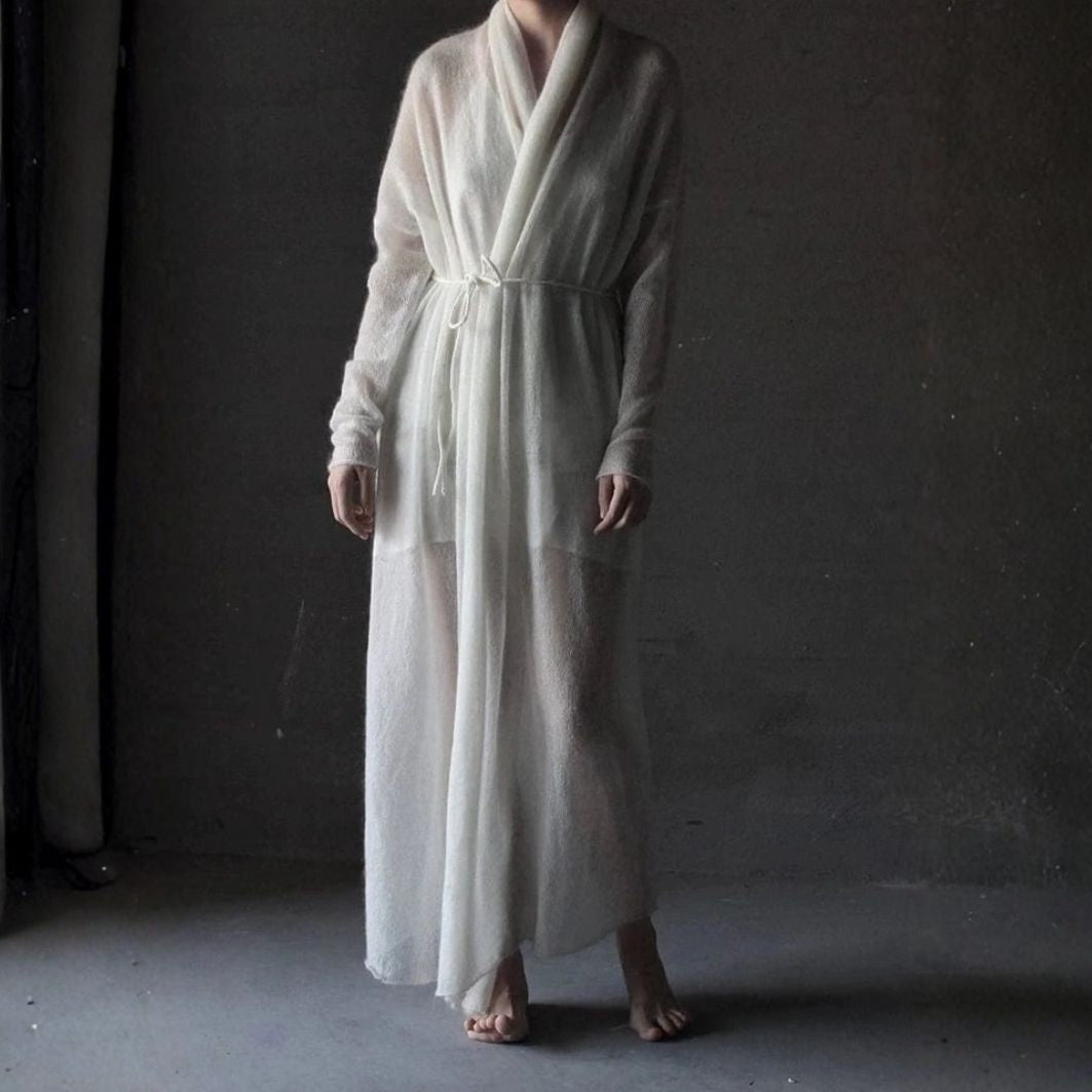 Ultrafine Supersoft Baby Mohair + Merino Cloud Duster Sweater