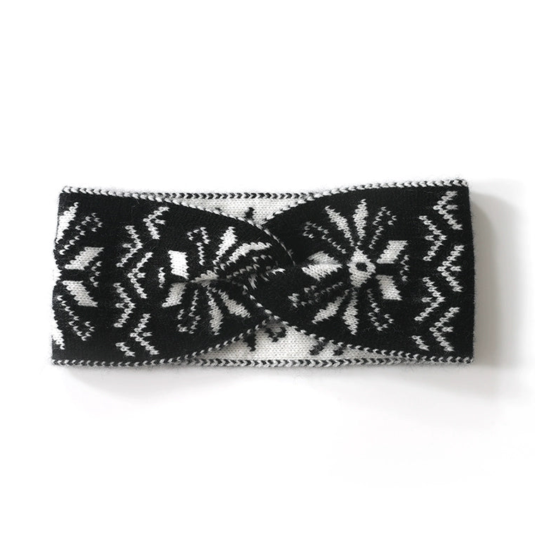 Black Cashmere Headband