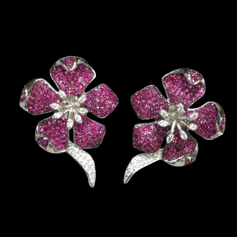 The Bouganvilla Earrings