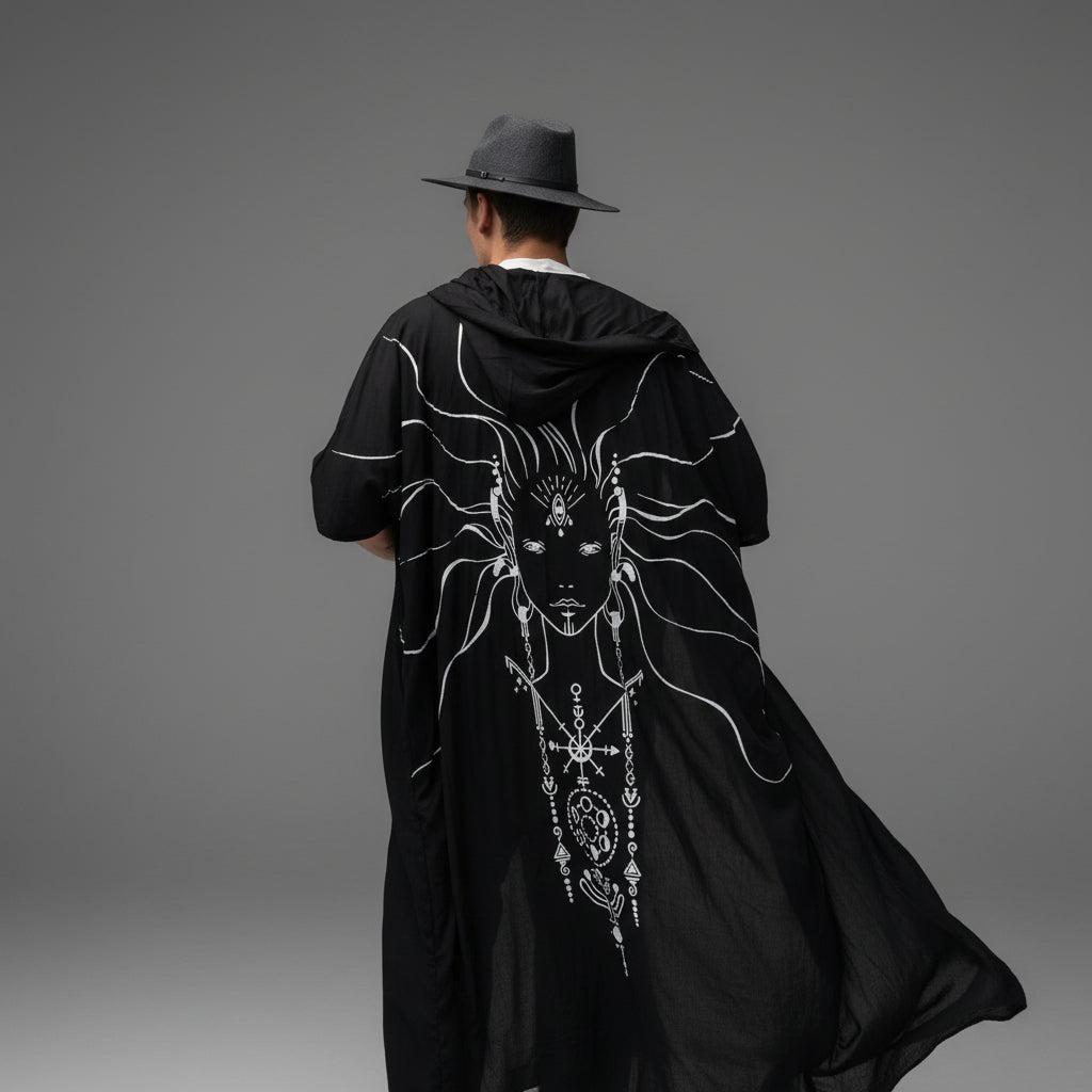 Wandering Monk Kimono – Ethical Artwear in Motion