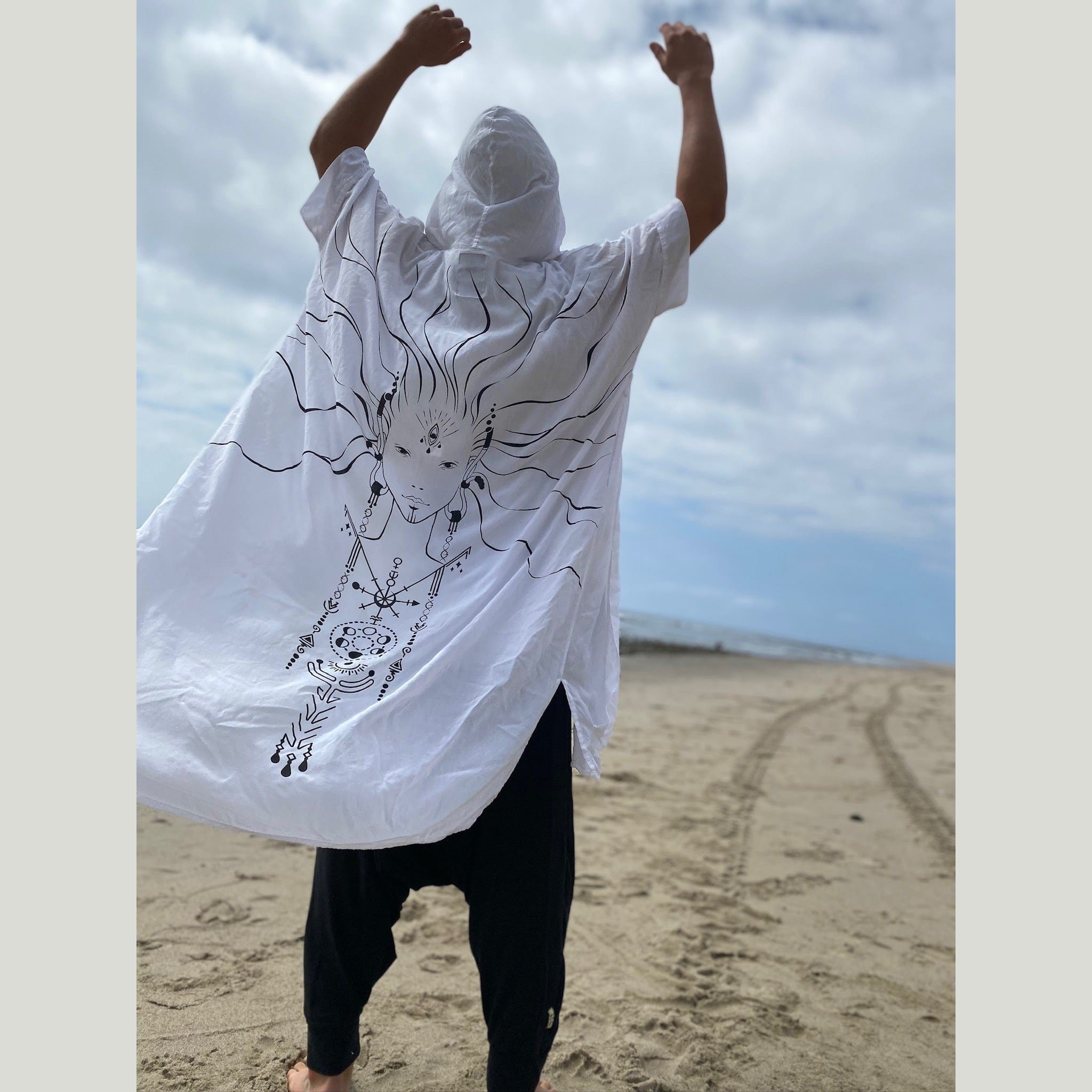 Wandering Monk Kimono – Ethical Artwear in Motion