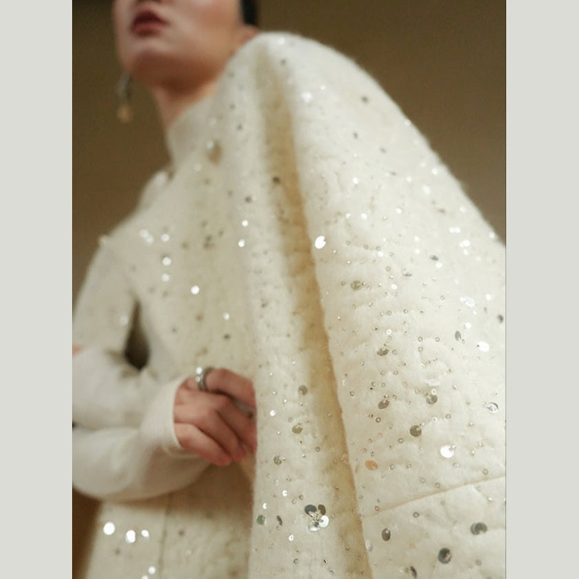 The Palais Set – Embroidered Wool Coat & Skirt Separates