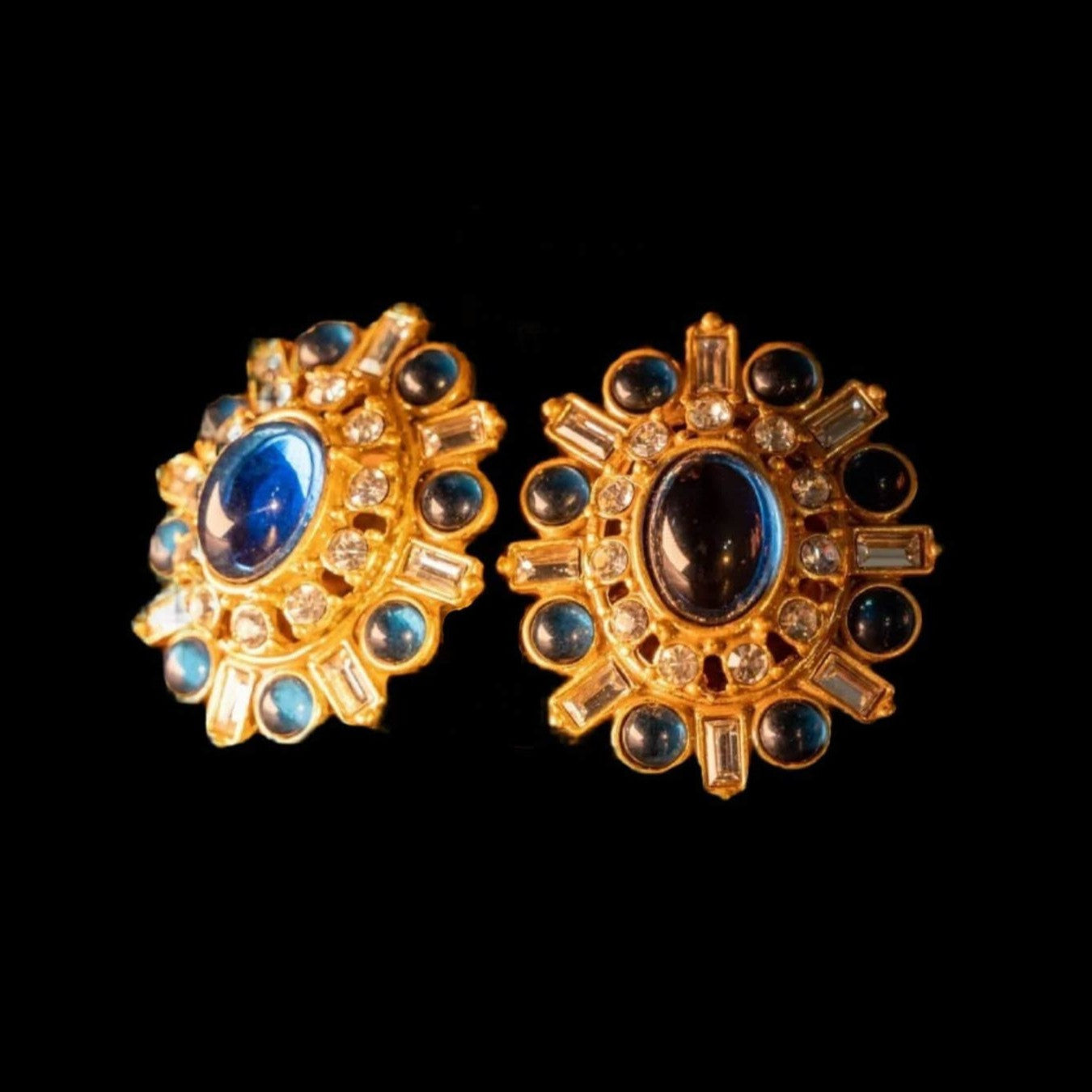 Glass Vintage Reproduction Earrings