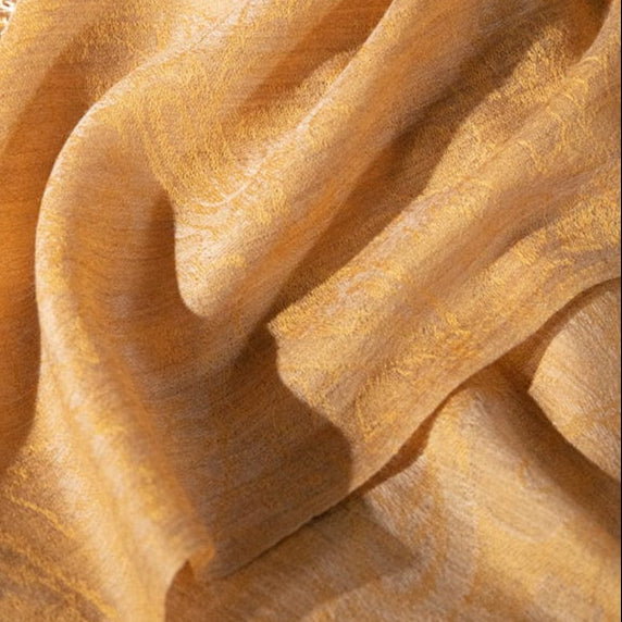 Pure Ultrafine Cashmere Jacquard Scarf - Whisper-Soft, Travel-Ready Luxury