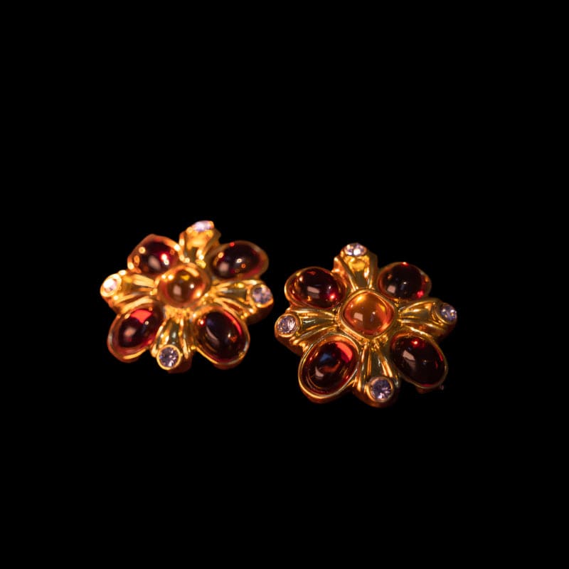 French Vintage Medieval Earrings