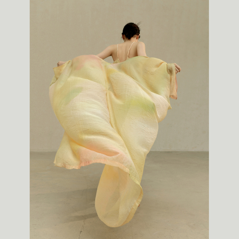 The Watercolor Drape Abaya