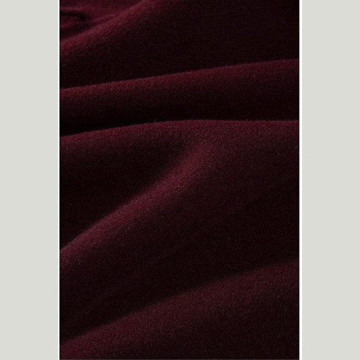 Burgundy Wool + Cashmere Suit Set