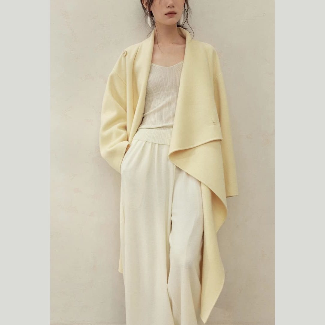 The Buttermilk Scarf Coat