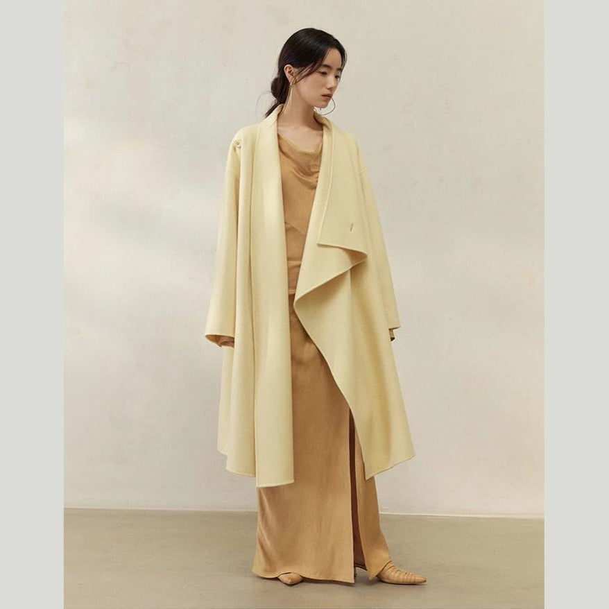 The Buttermilk Scarf Coat