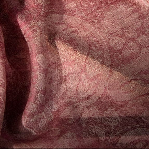 Pure Ultrafine Cashmere Jacquard Scarf - Whisper-Soft, Travel-Ready Luxury