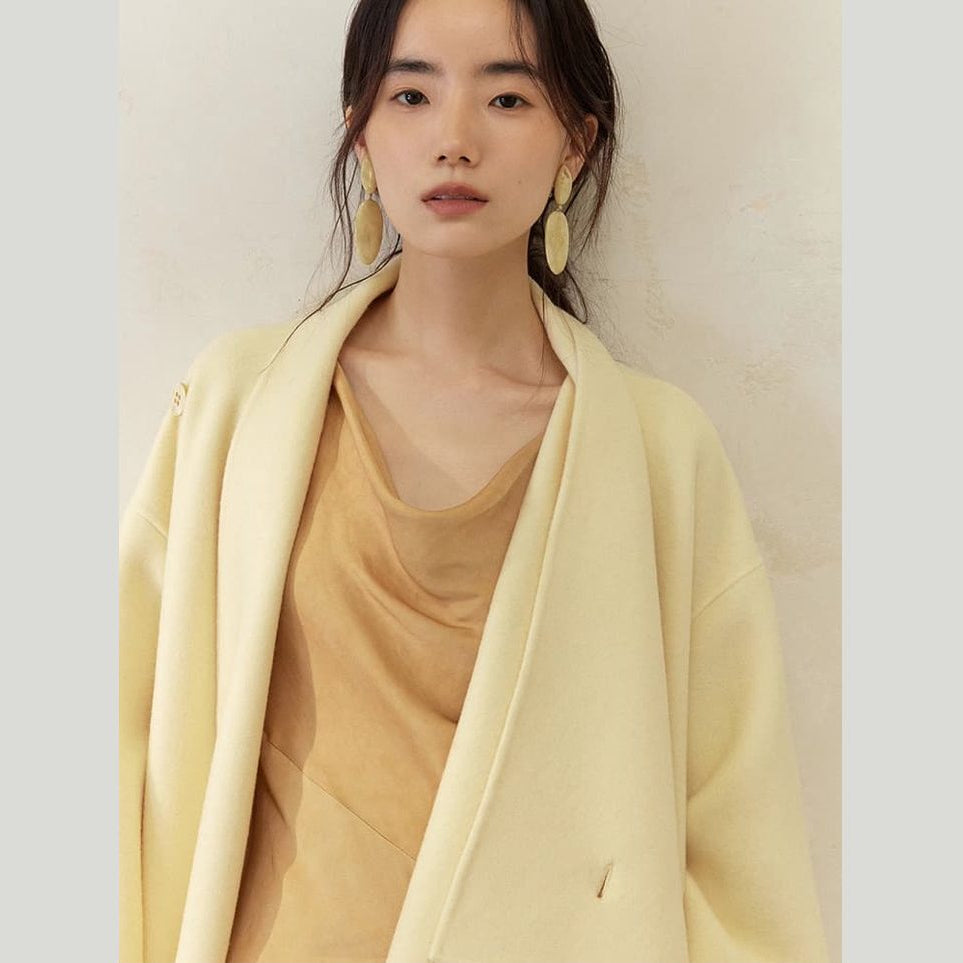 The Buttermilk Scarf Coat