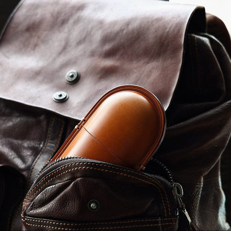 Italian Leather Glasses Case