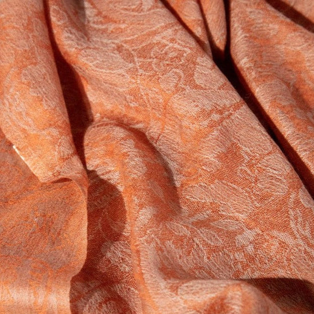 Pure Ultrafine Cashmere Jacquard Scarf - Whisper-Soft, Travel-Ready Luxury