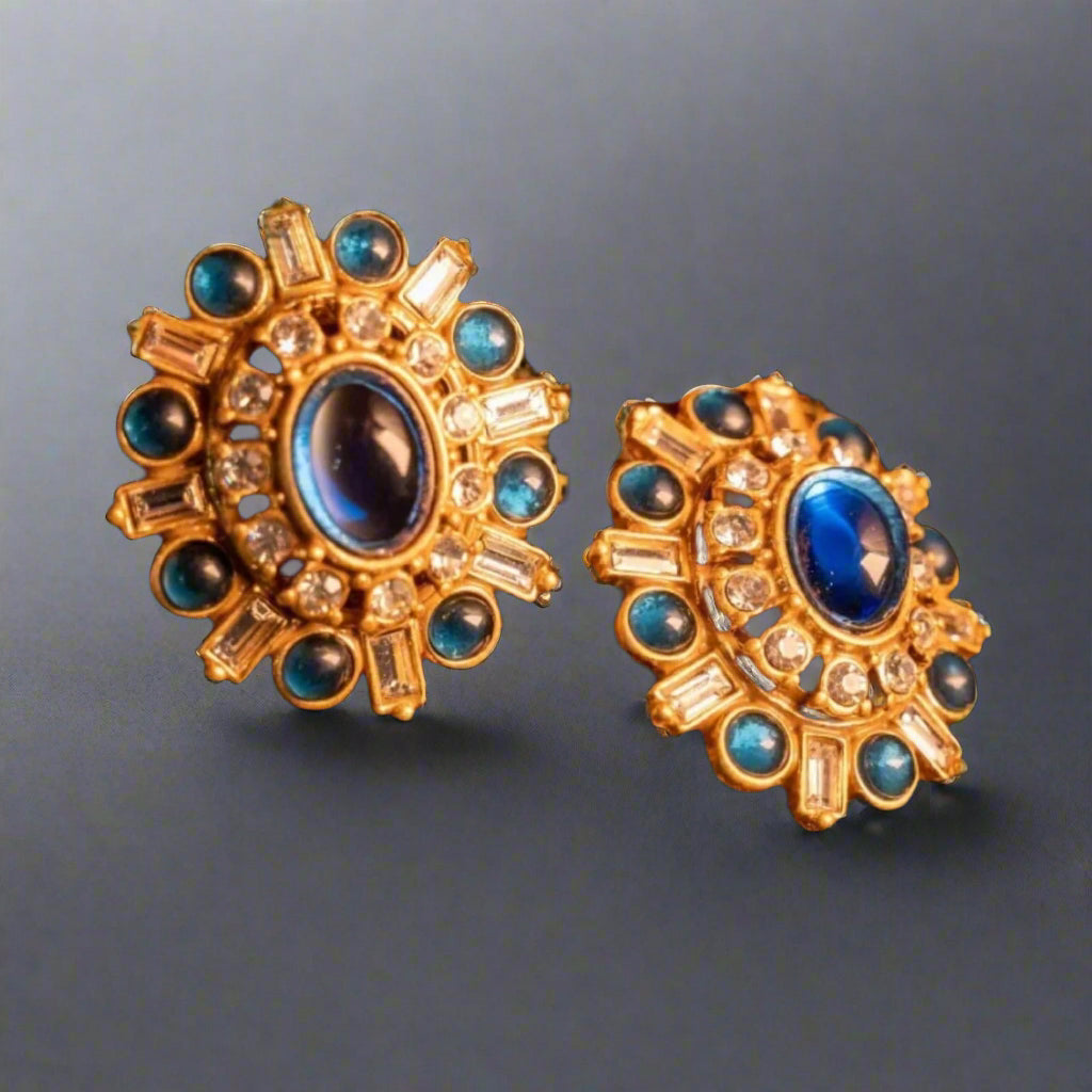 Glass Vintage Reproduction Earrings