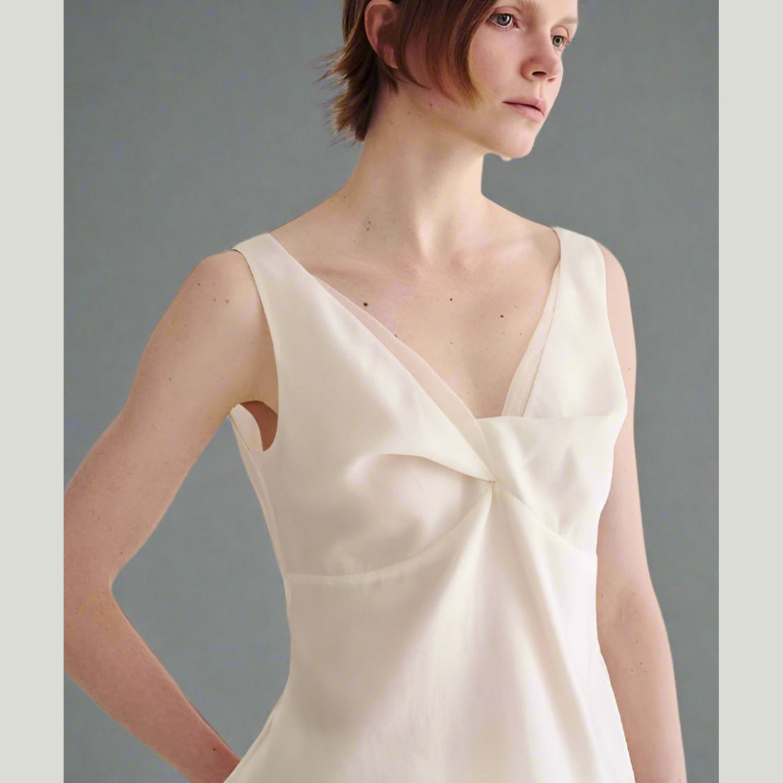 The Cream Organza Camisole