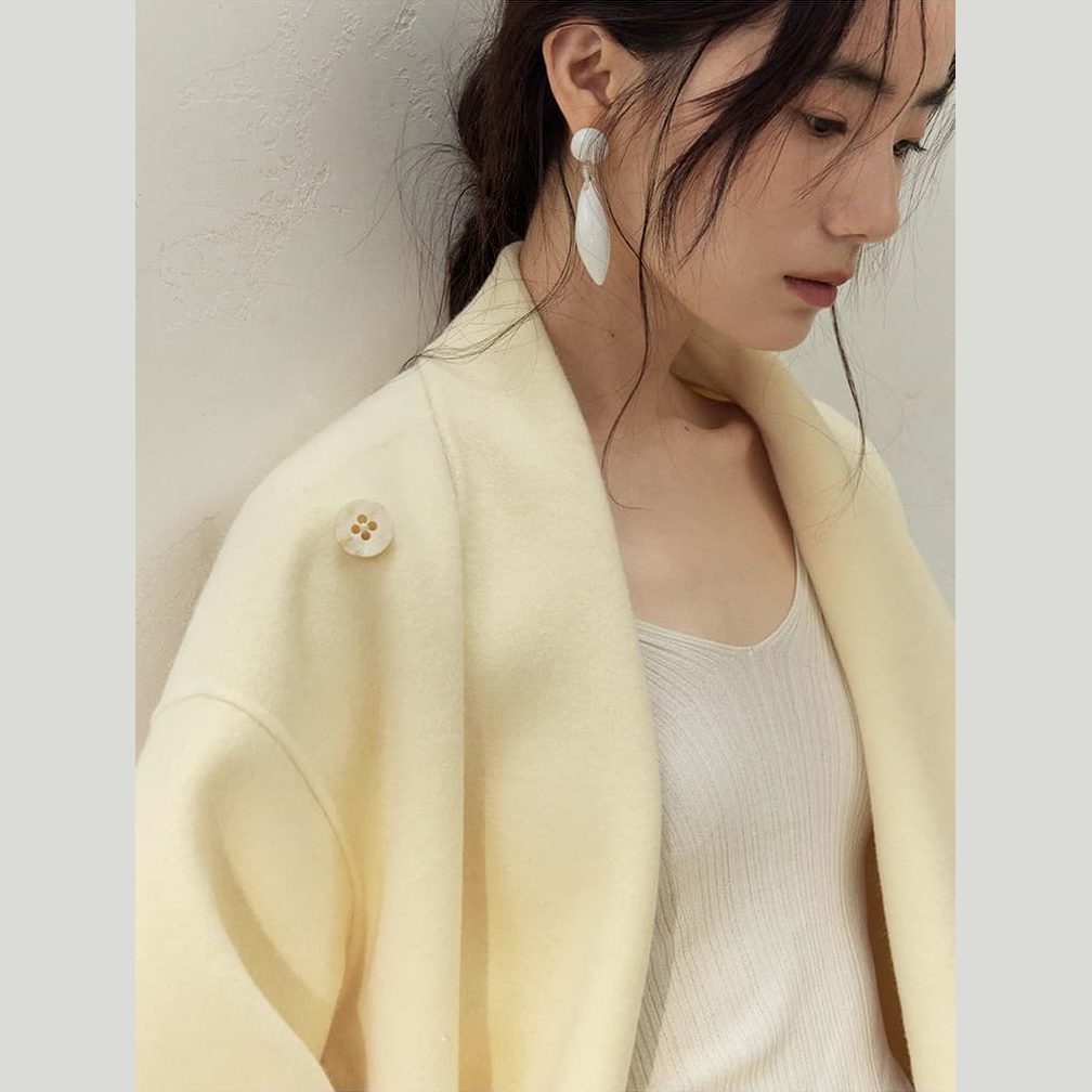 The Buttermilk Scarf Coat