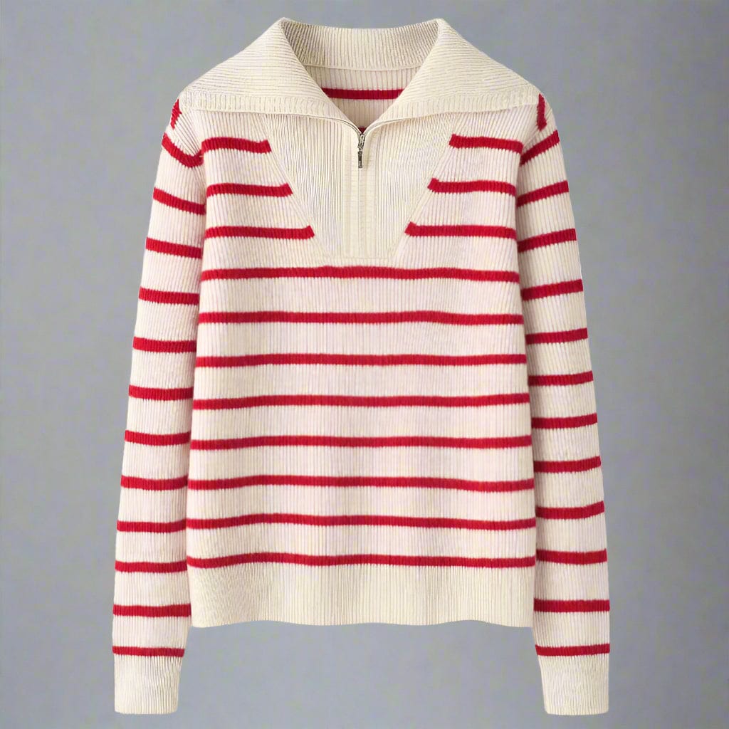 Nautical Stripe Cashmere Sweater