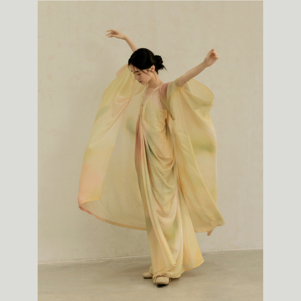 The Watercolor Drape Abaya