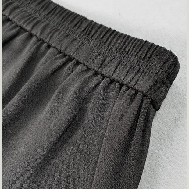 Heavy 30mm Crepe Silk Pants - Sculpted Drape, Subtle Shine