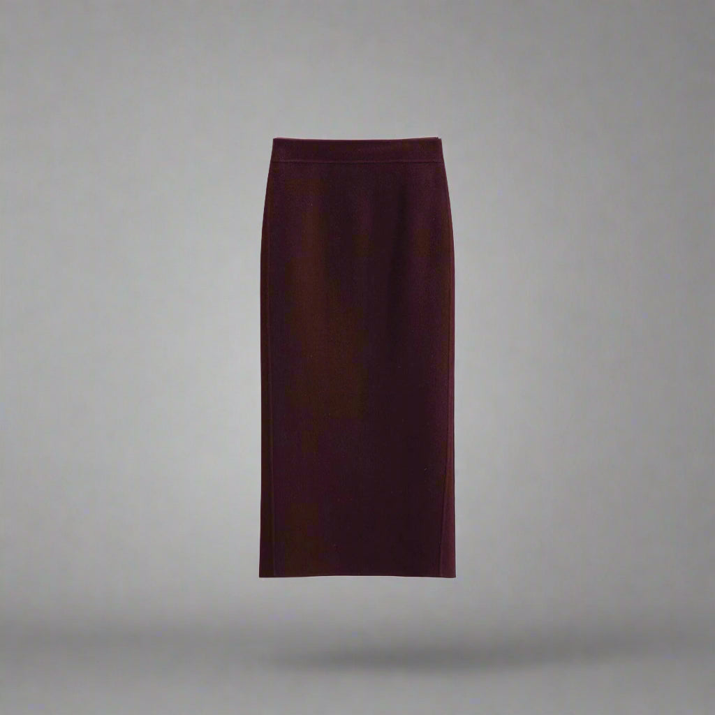 Burgundy Wool + Cashmere Suit Set