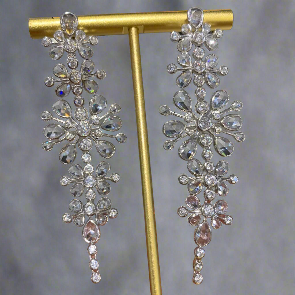 Astoria Silver Chandelier Earrings