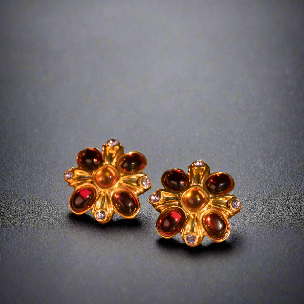 French Vintage Medieval Earrings