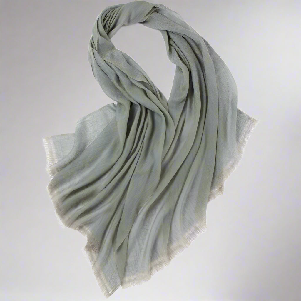 Pure Ultrafine Cashmere Jacquard Scarf - Whisper-Soft, Travel-Ready Luxury