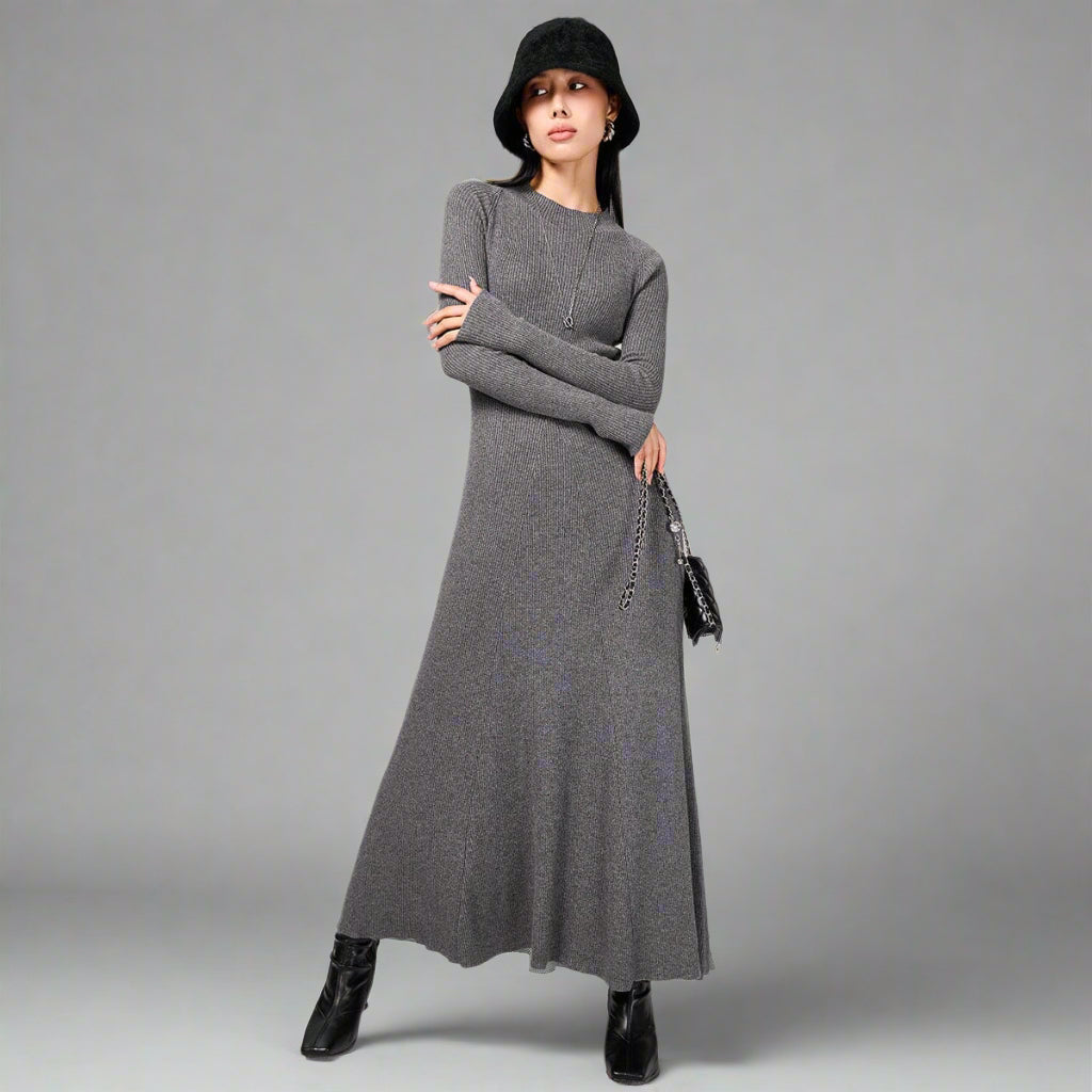 Warm Wool Sweater Dress