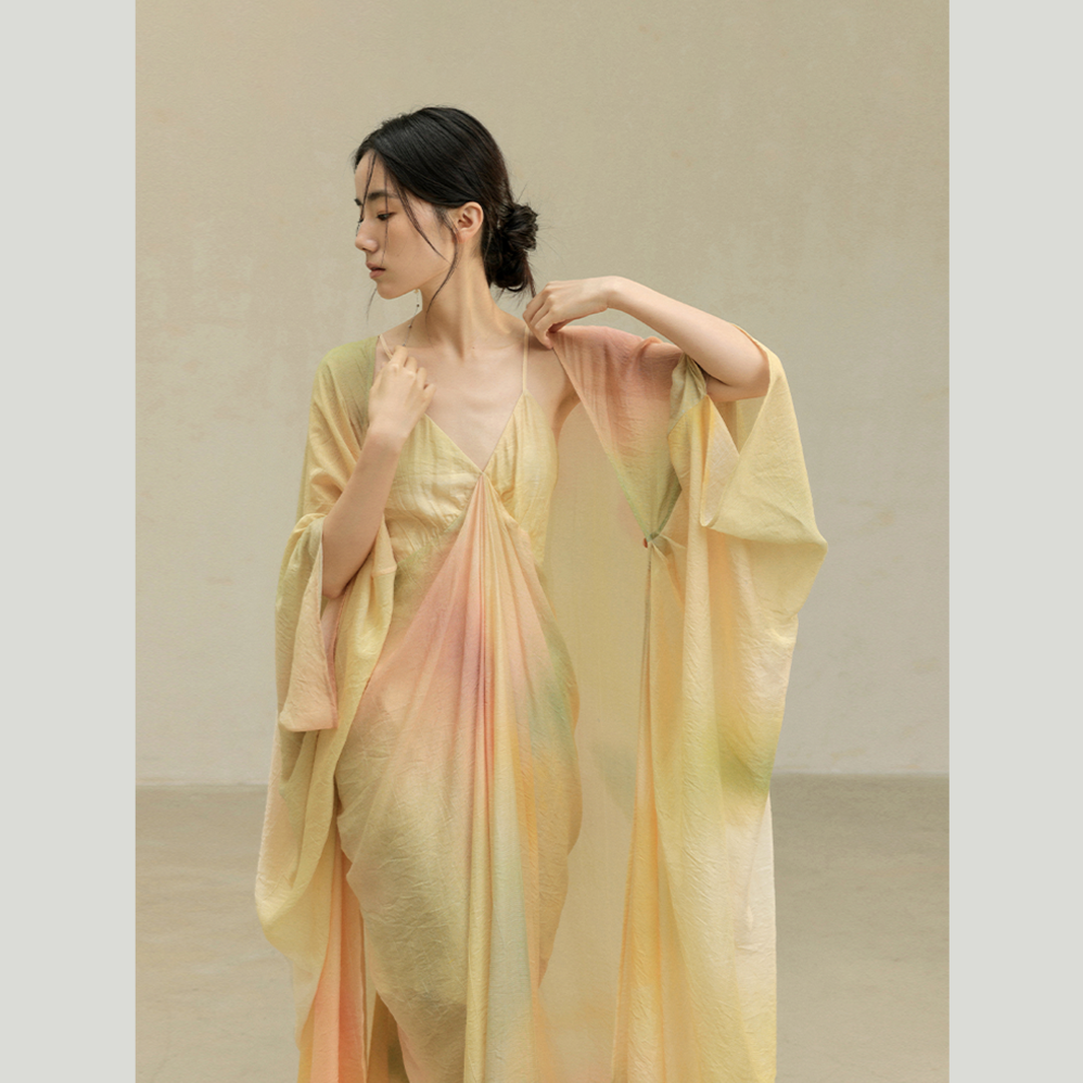 The Watercolor Drape Abaya