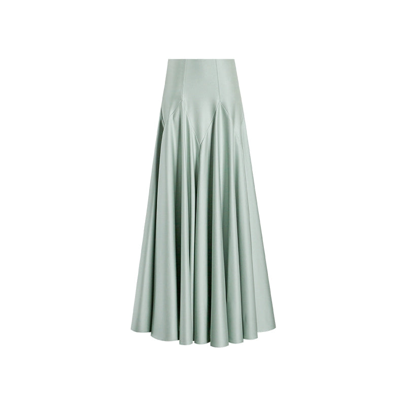 The Mint Green Papillon Top & Skirt Set