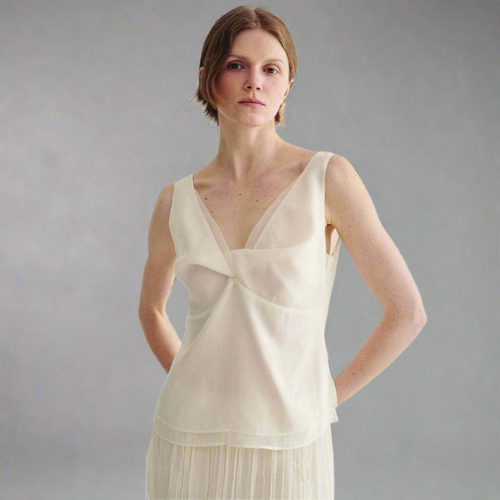 The Cream Organza Camisole