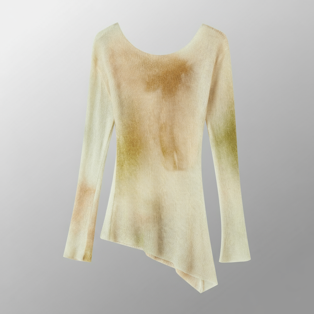 Sheer Alpaca Wool Blend Sweater - Sculptural Softness