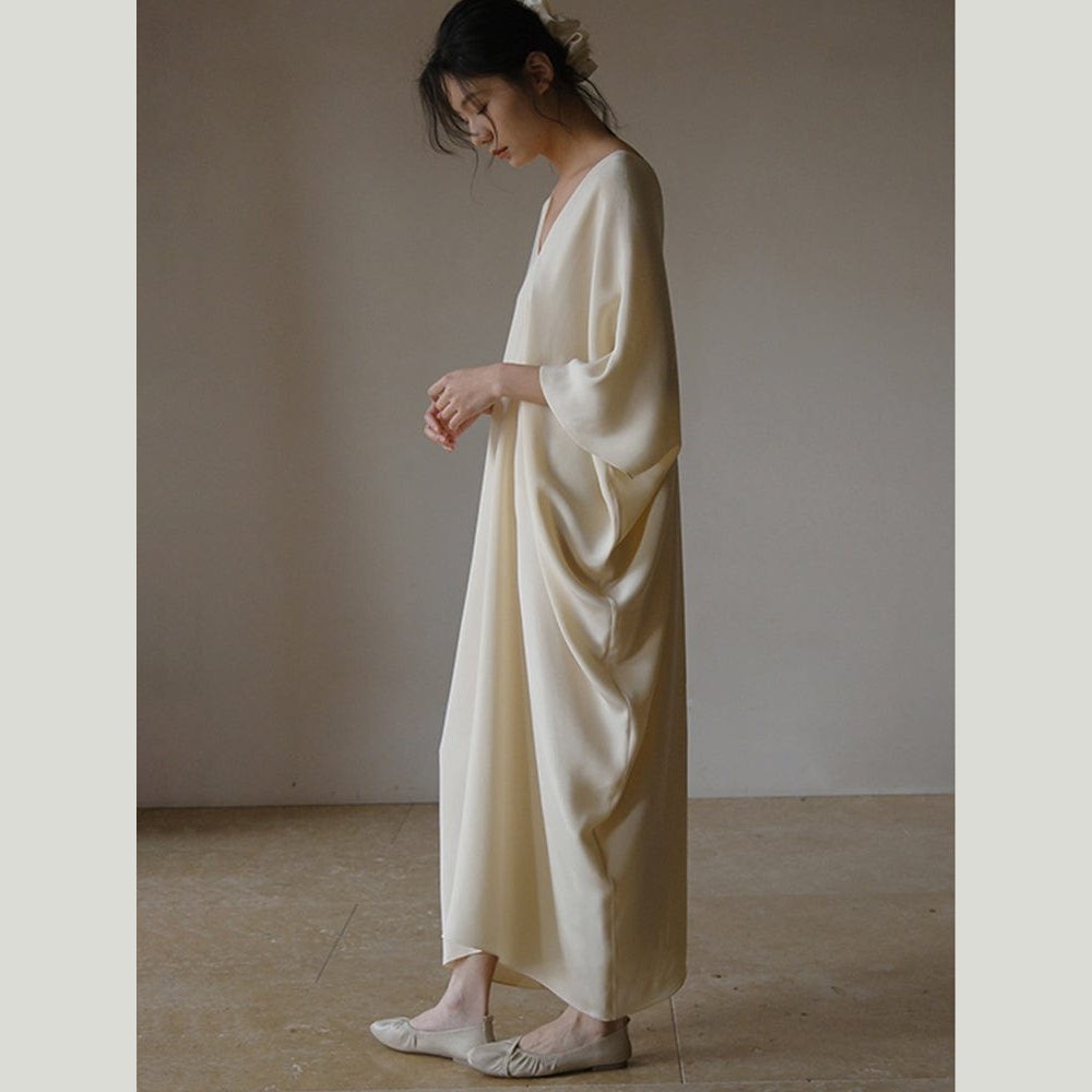 Sand Wash Silk Caftan Dress