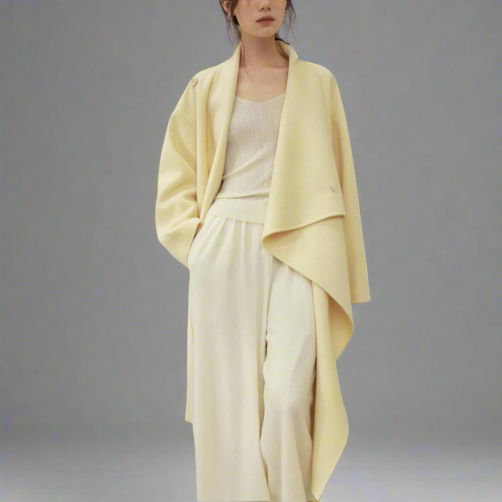 The Buttermilk Scarf Coat