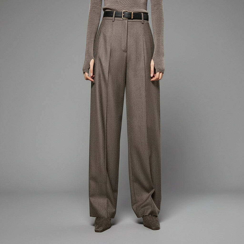 Italian Velvet Worsted Wool Suiting - Blazer, Vest & Trousers in Matte-Soft Finish