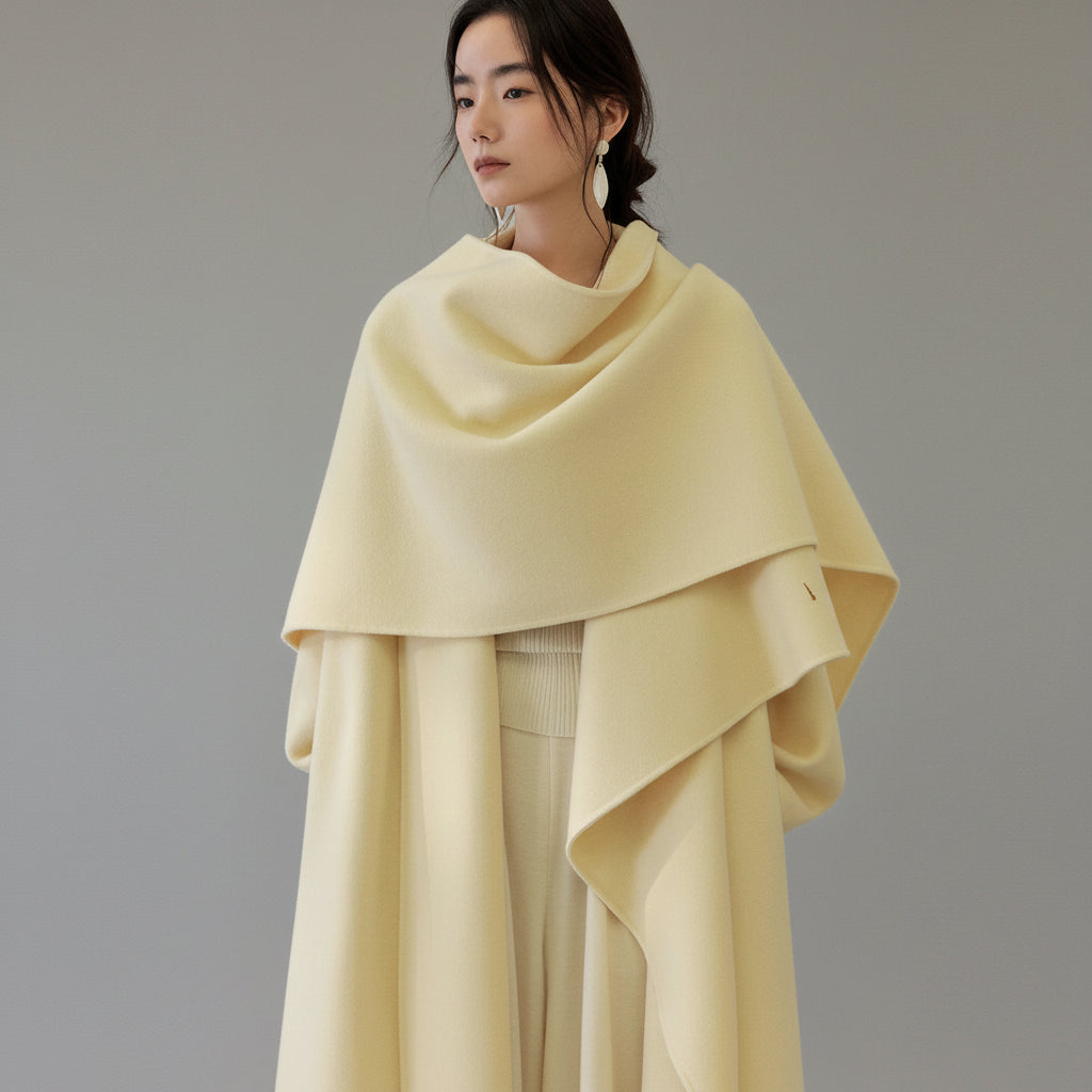 The Buttermilk Scarf Coat