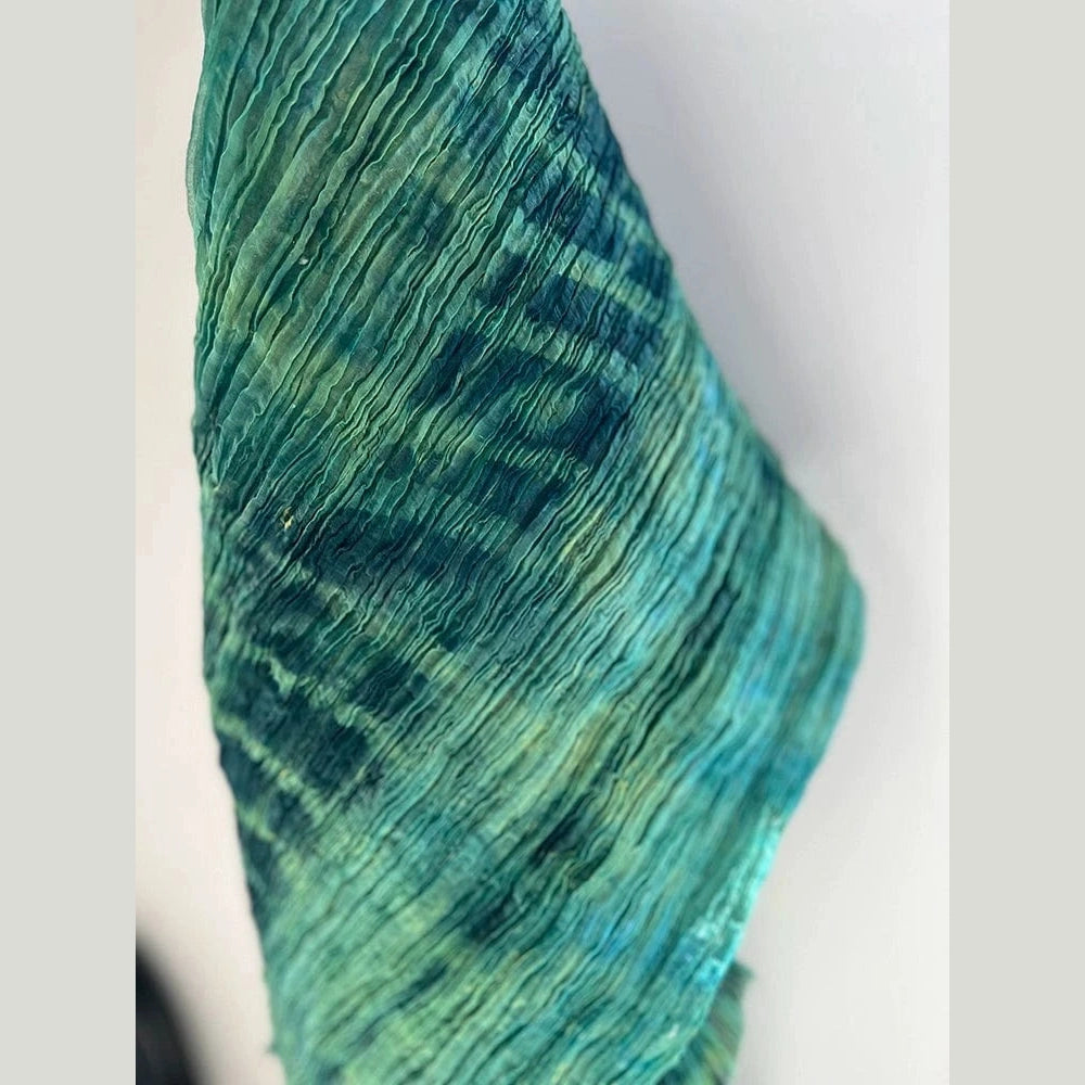 Emerald Mulberry Silk Mermaid Dress