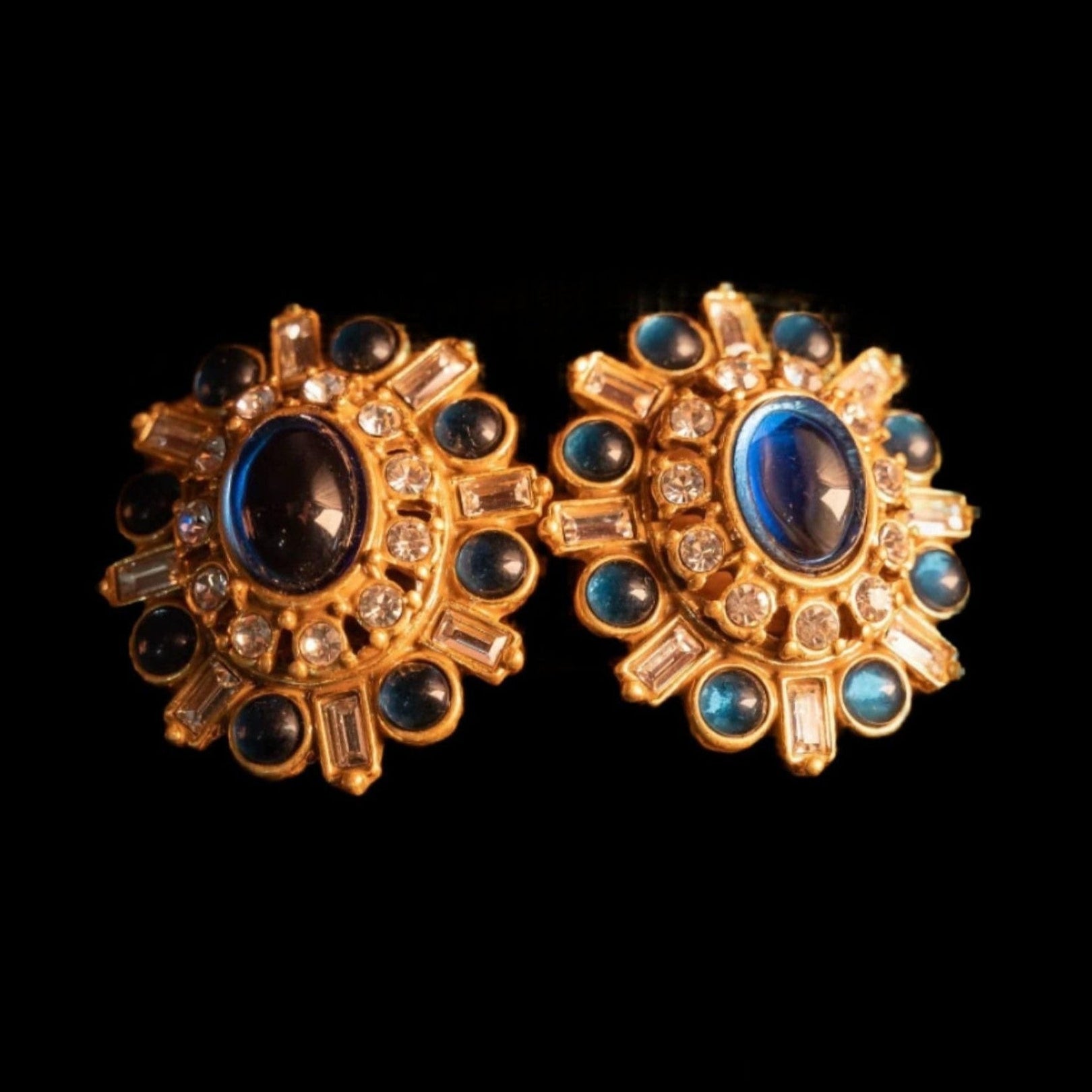 Glass Vintage Reproduction Earrings