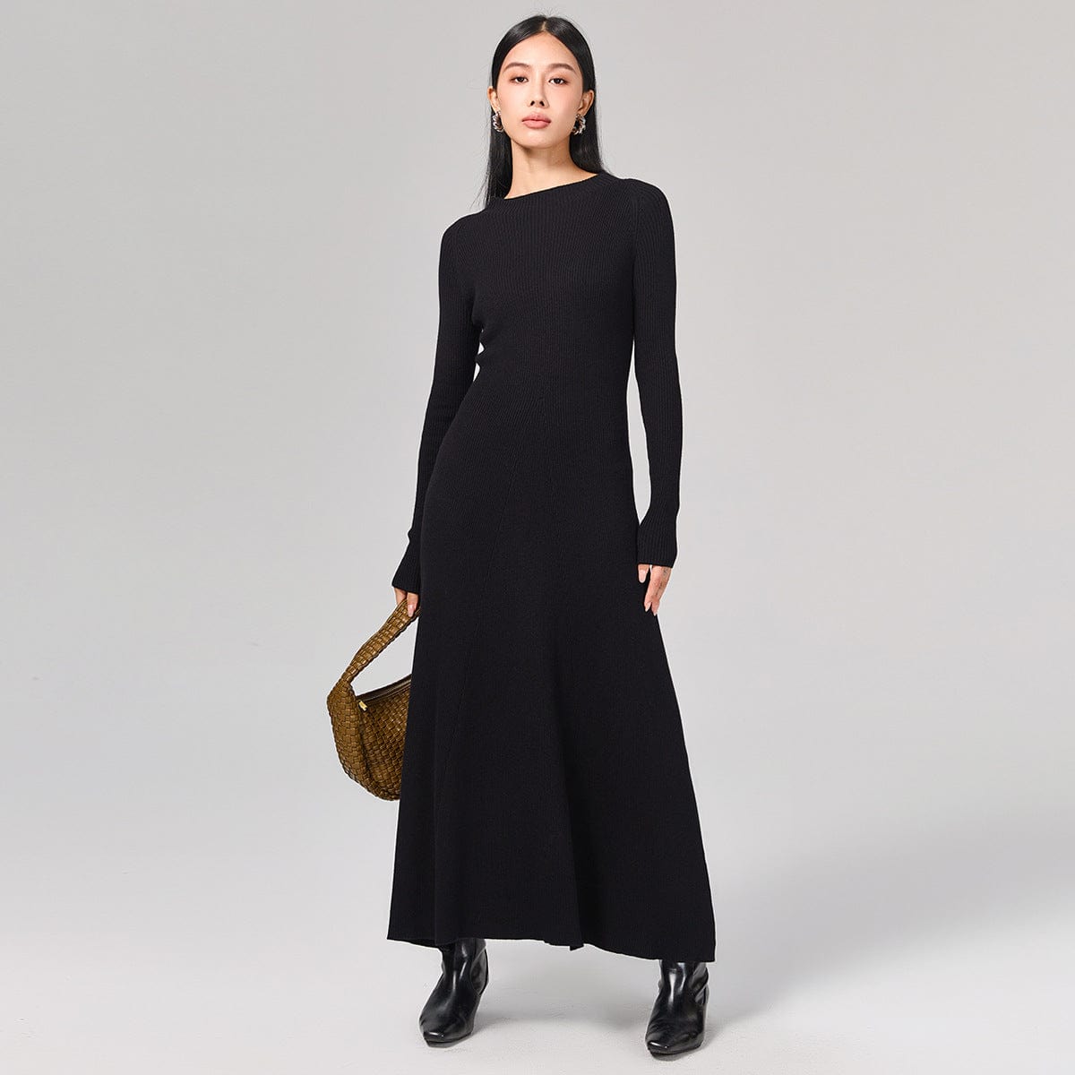 Warm Wool Sweater Dress