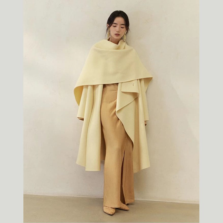 The Buttermilk Scarf Coat