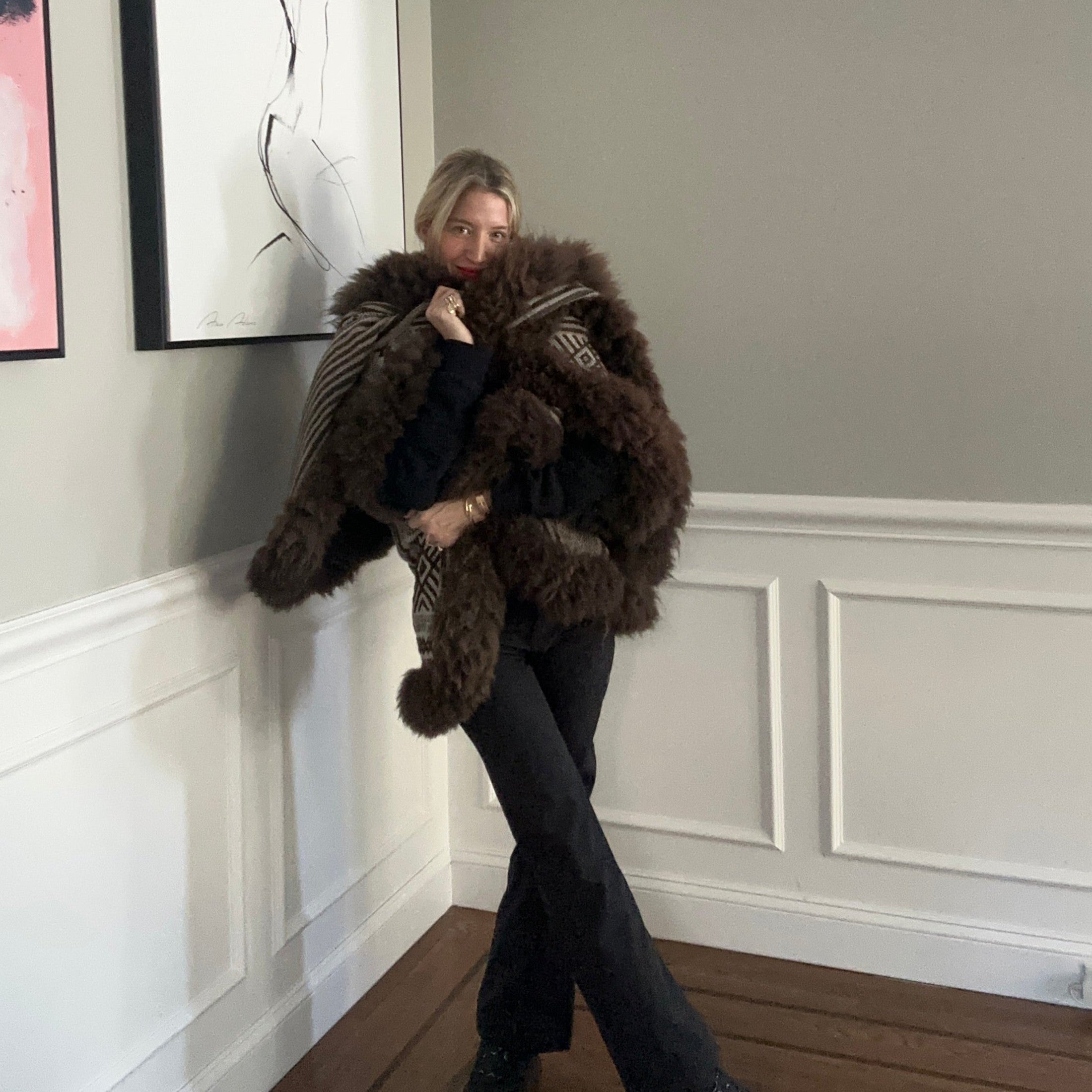 Marisol Heritage Baby Alpaca Wool Cape